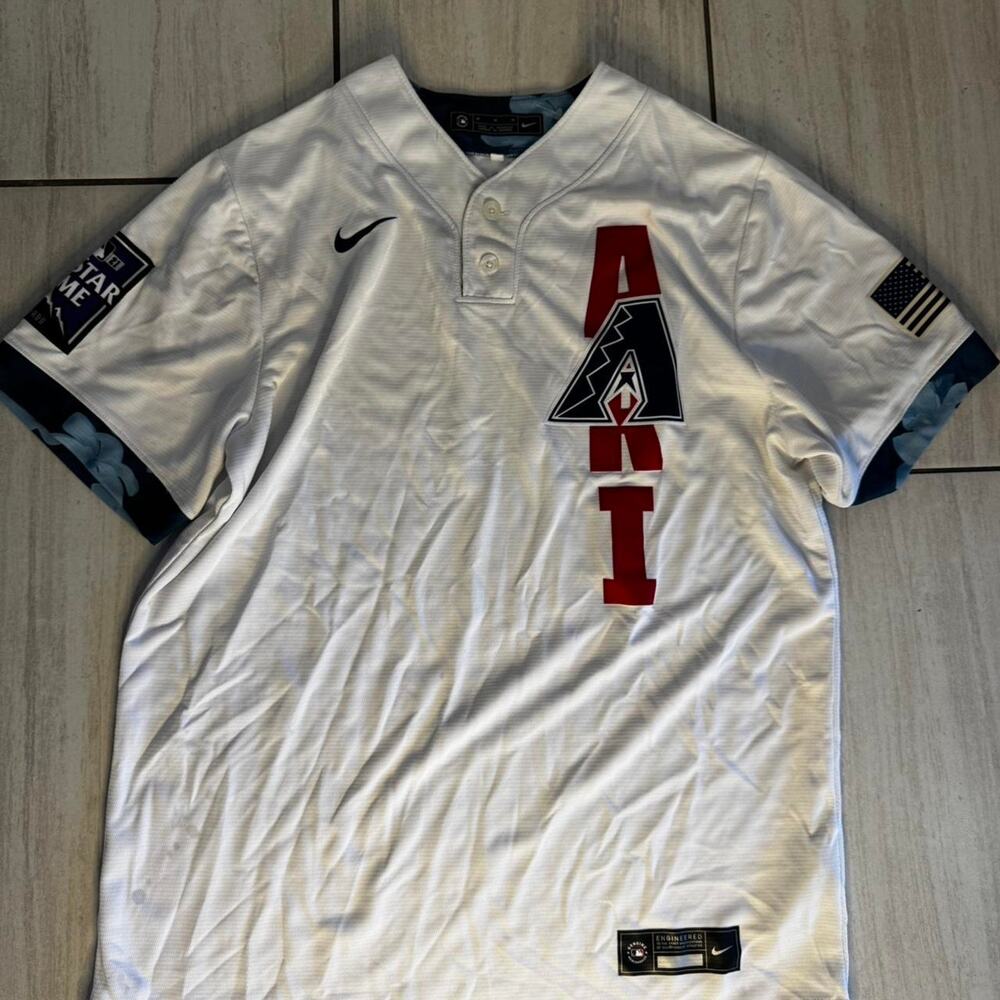 Arizona Diamondbacks All Star Game Jersey Mens White Medium